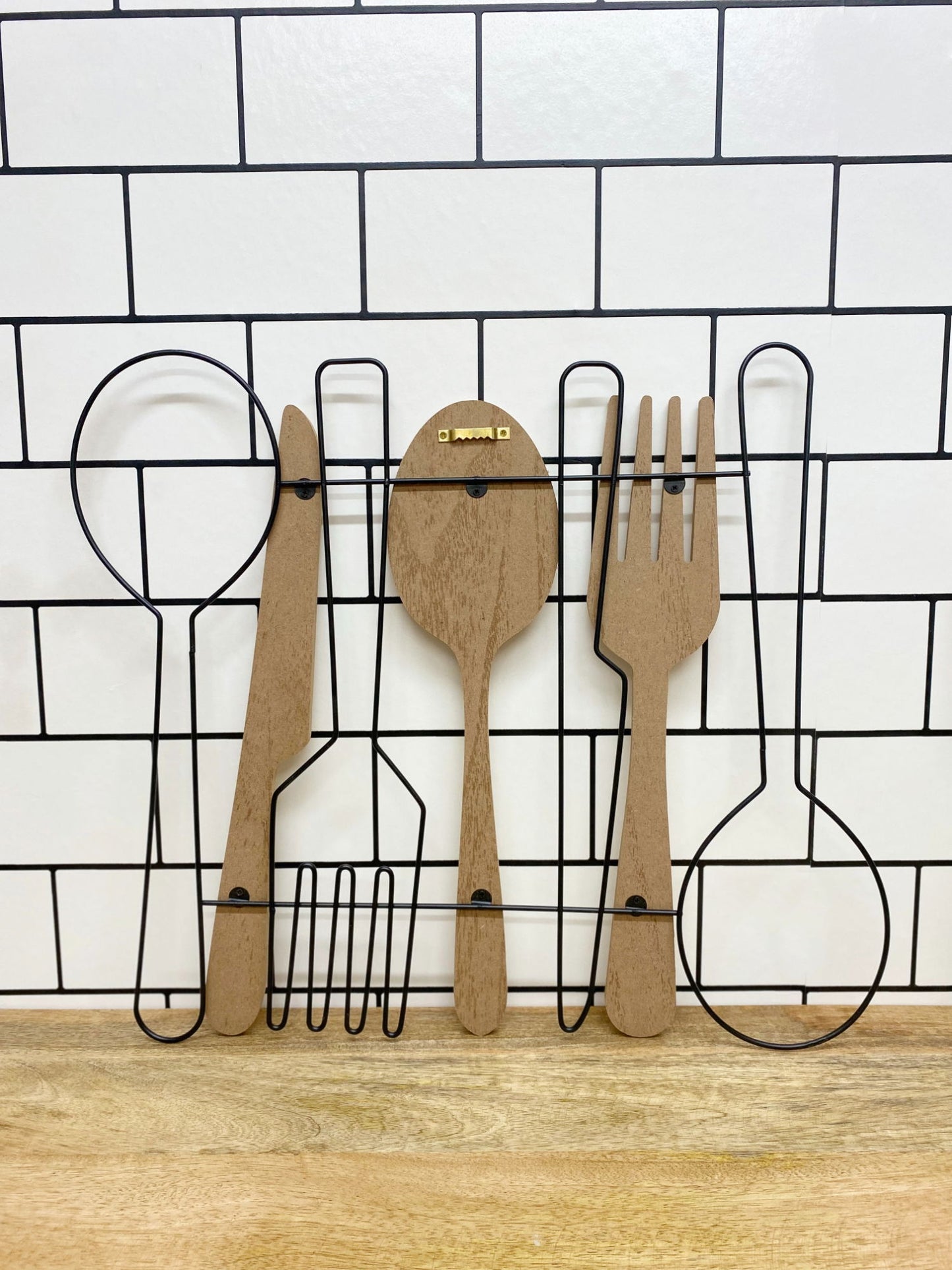 Spoon, Fork & Knife Wall Decoration 45cm