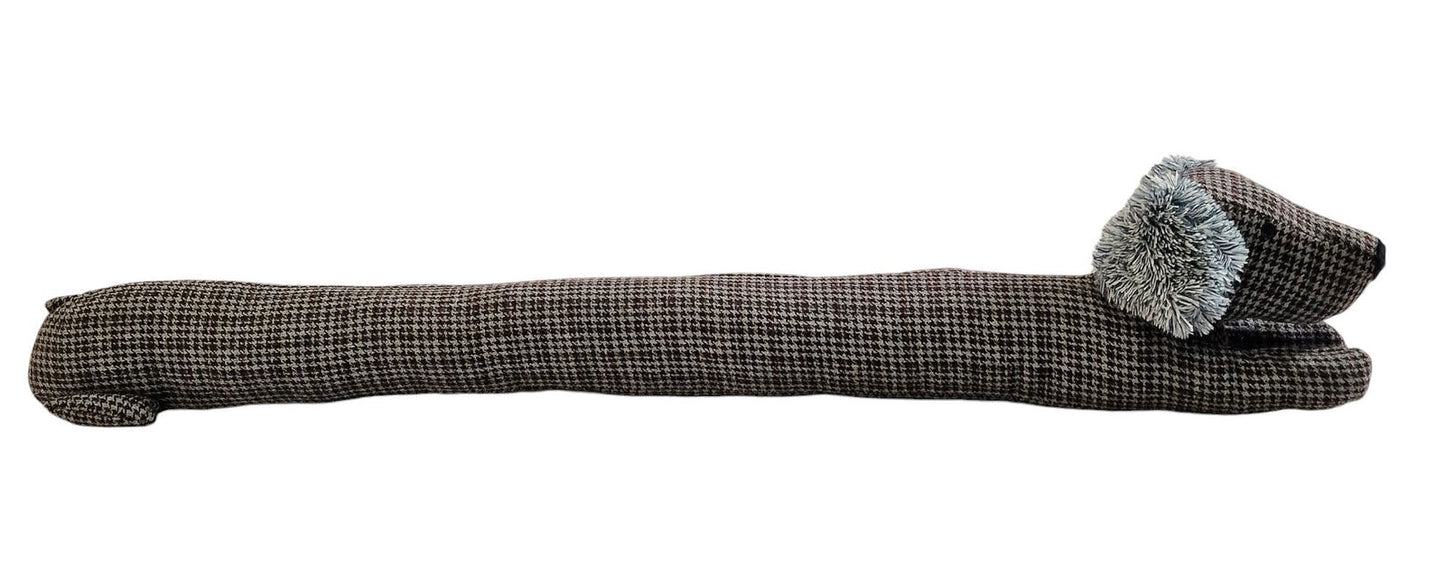 Sausage Dog Draught Excluder - Grey 85cm