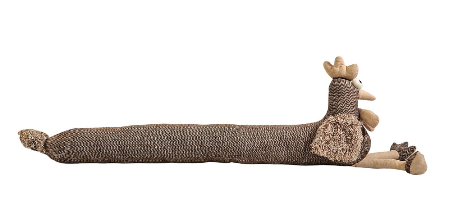 Chicken Draught Excluder - Brown 85cm