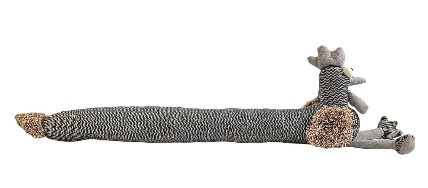 Chicken Draught Excluder - Grey 85cm